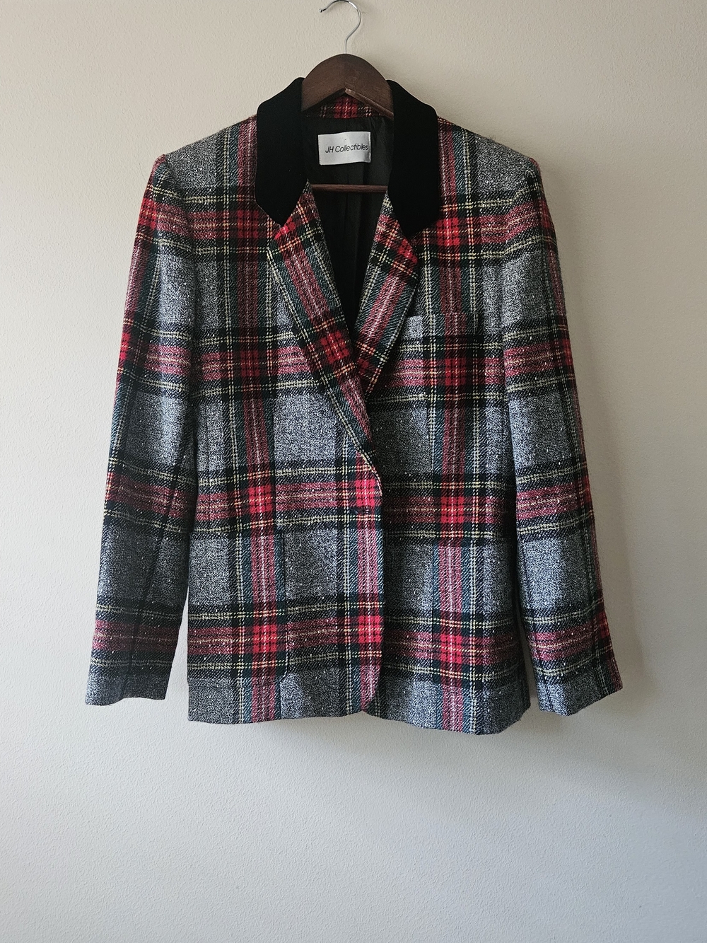 Vintage JH Collectibles Blazer with Velvet Collar
